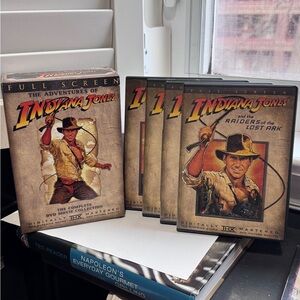 ✨HOST PICK✨ 🎬 Vintage Exciting 2000 Indiana Jones DVD Movie Complete Collection
